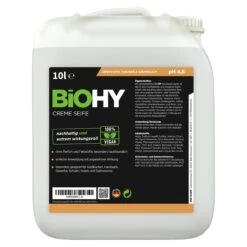 BiOHY Creme Seife (50x10l Kanister) | Hautschonende, Rückfettende Und Geruchsneutrale Handseife Bereich PHOSPHATFREI | Ohne Parfüm Und Farbstoffe 14 BiOHY Creme Seife (50x10l Kanister) | Hautschonende, Rückfettende Und Geruchsneutrale Handseife Bereich PHOSPHATFREI | Ohne Parfüm Und Farbstoffe -Reinigung Und Waschen 088c54a9 61ee 40fe 9b85 48a5f29f1ecc