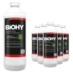 BiOHY Glaskeramik Kochfeldreiniger (480x1l Flasche) | Optimal Zur Reinigung Und Pflege Von Kochfeld Und Induktion | Geeignet Für ALLE GERÄTE -Reinigung Und Waschen 0c30e698 52f1 4faf 9ab2 349923f8febf