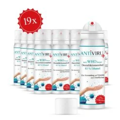 ANTiVIRU+ | Desinfektionsmittel 12x 100ml Aerosoldose | Handdesinfektion & Flächendesinfektion | Viruzid | Anwendungsfertig 13 ANTiVIRU+ | Desinfektionsmittel 12x 100ml Aerosoldose | Handdesinfektion & Flächendesinfektion | Viruzid | Anwendungsfertig -Reinigung Und Waschen 0f9033a8 7d5a 499c ae26 e970e52a2913