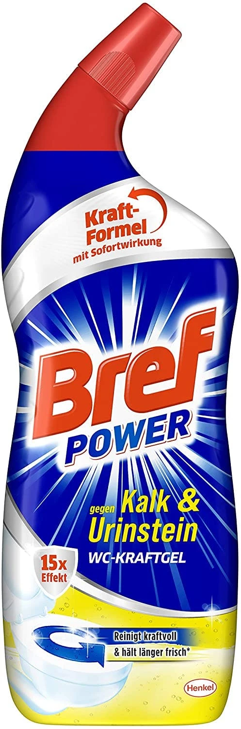 Bref Power WC-KraftGel 15x Effekt 750 Ml WC Reiniger Reinigung Badreiniger 3 Bref Power WC-KraftGel 15x Effekt 750 Ml WC Reiniger Reinigung Badreiniger