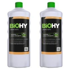BiOHY Creme Seife (1l Flasche) | Hautschonende, Rückfettende Und Geruchsneutrale Handseife PHOSPHATFREI | Ohne Parfüm Und Farbstoffe -Reinigung Und Waschen 19a0b8da 4852 4d04 9cf7 dccb77569750 3