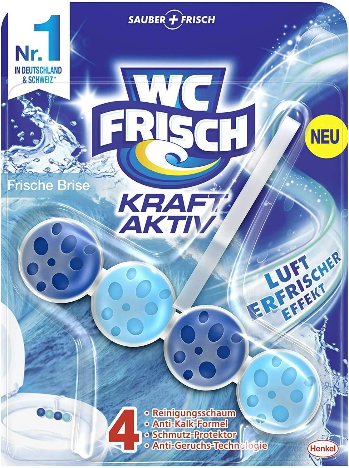 WC-Frisch Kraft Aktiv Duftspüler Coconut Water 50g WC Reiniger Reinigung 7 WC-Frisch Kraft Aktiv Duftspüler Coconut Water 50g WC Reiniger Reinigung – Bild 5