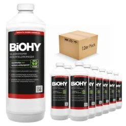 BiOHY Glaskeramik Kochfeldreiniger (3x1l Flasche) | Optimal Zur Reinigung Und Pflege Von Kochfeld Und Induktion | Geeignet Für ALLE GERÄTE -Reinigung Und Waschen 43dc3c02 54fa 46d0 b96a 03dad21a749e 1