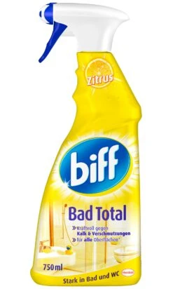 Biff Bad Total Zitrus Badreiniger Reiniger 5x750ml Sprühflasche Reinigungsmittel -Reinigung Und Waschen 4a4b2b73 64ca 4018 976e e7364a08a669