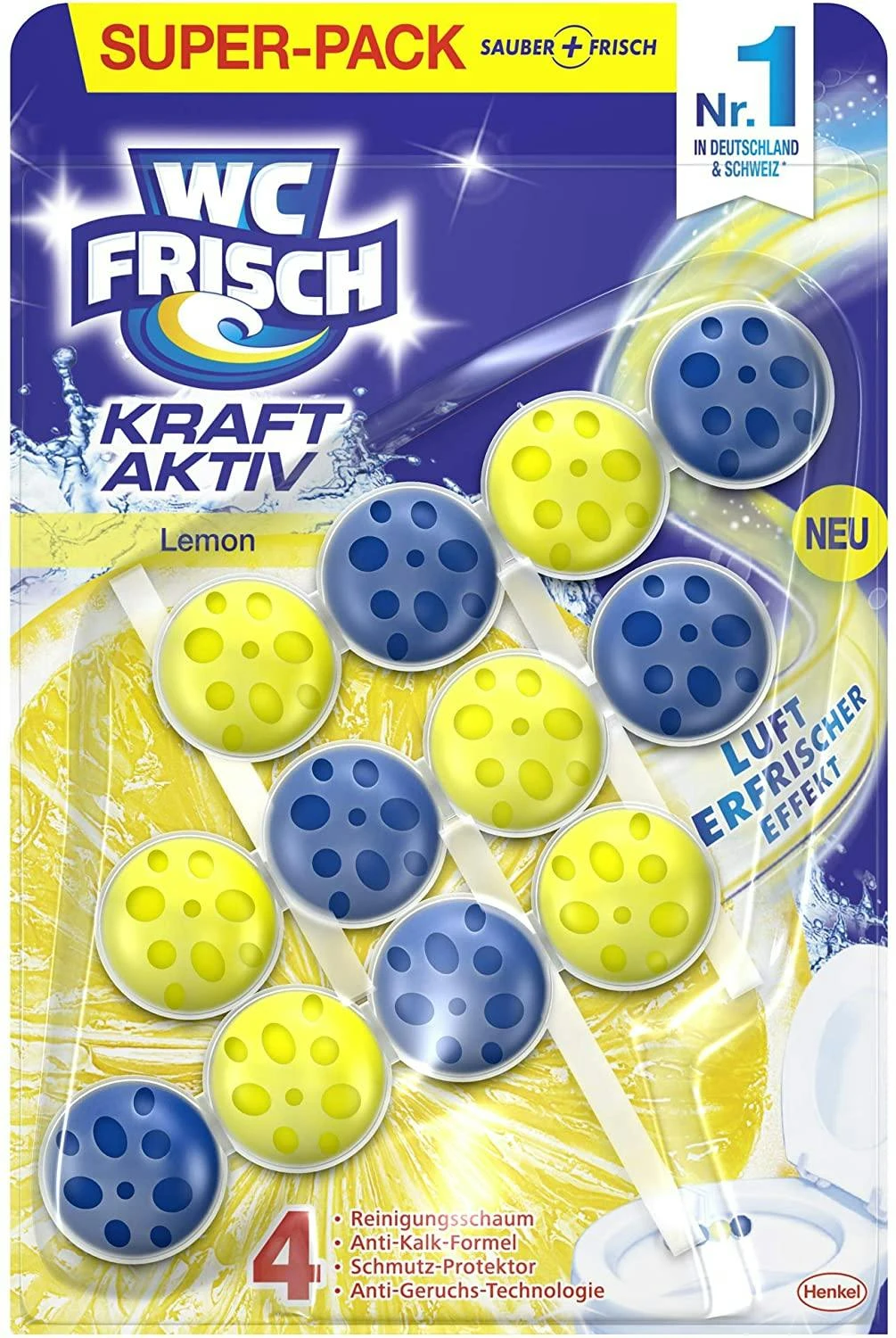 WC Frisch Duft Switch Grüner Apfel Und Wasserlilie 10x50g WC-Reiniger Duftspüler 9 WC Frisch Duft Switch Grüner Apfel Und Wasserlilie 10x50g WC-Reiniger Duftspüler – Bild 7