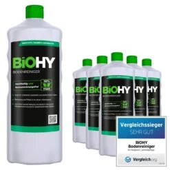 BiOHY Bodenreiniger (3x1l Flasche) | Konzentrat Für Alle Reinigungsgeräte Und Alle Hartböden | Angenehmer Geruch Und Streifenfreie Reinigung -Reinigung Und Waschen 52baba4b 28e0 4efd 8ab0 9dd228fb94e3