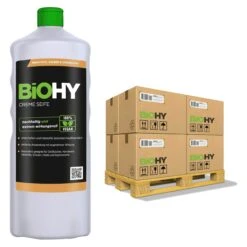 BiOHY Creme Seife (9x1l Flasche) | Hautschonende, Rückfettende Und Geruchsneutrale Handseife PHOSPHATFREI | Ohne Parfüm Und Farbstoffe 13 BiOHY Creme Seife (9x1l Flasche) | Hautschonende, Rückfettende Und Geruchsneutrale Handseife PHOSPHATFREI | Ohne Parfüm Und Farbstoffe -Reinigung Und Waschen 5678d9fe 8351 40b4 9f76 d79d21d844fa
