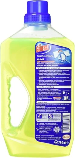 Der General Universal Frische Zitrone Allzweckreiniger 750 Ml Reiniger 14 Der General Universal Frische Zitrone Allzweckreiniger 750 Ml Reiniger -Reinigung Und Waschen 56ff2b68 7a3b 4d82 a7b9 66b8892dd193