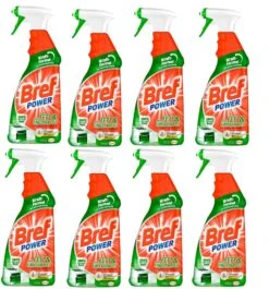 Bref Power Fett Eingebranntes Fettlöser Küchen Reiniger 8x750 Ml Sprühflasche