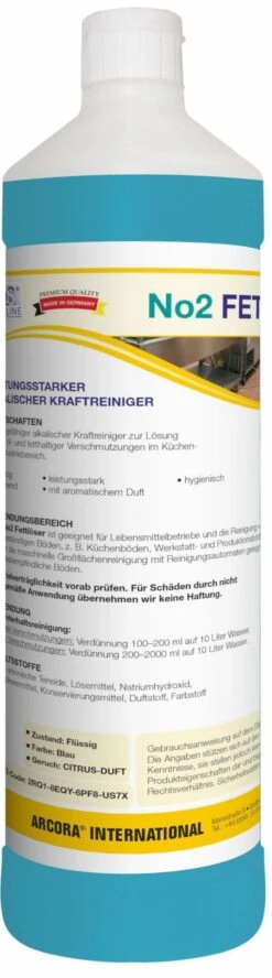 ARCORA Leistungsstarker Alkalischer Kraftreiniger No2 FETTLÖSER, 1L -Reinigung Und Waschen 5b6b76c7 a66d 4271 a2bf fe2f24e9367b 1