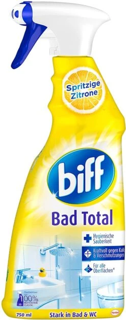 Biff Bad Total Zitrus Badreiniger 750ml Sprühflasche Reiniger Reinigungsmittel