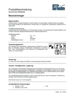Perladin Premium Neutralreiniger 5 L Kanister Mit Ablasshahn Universal Reiniger 5 Liter -Reinigung Und Waschen 735a8994 b6e6 4208 b289 01a4b831df59 1
