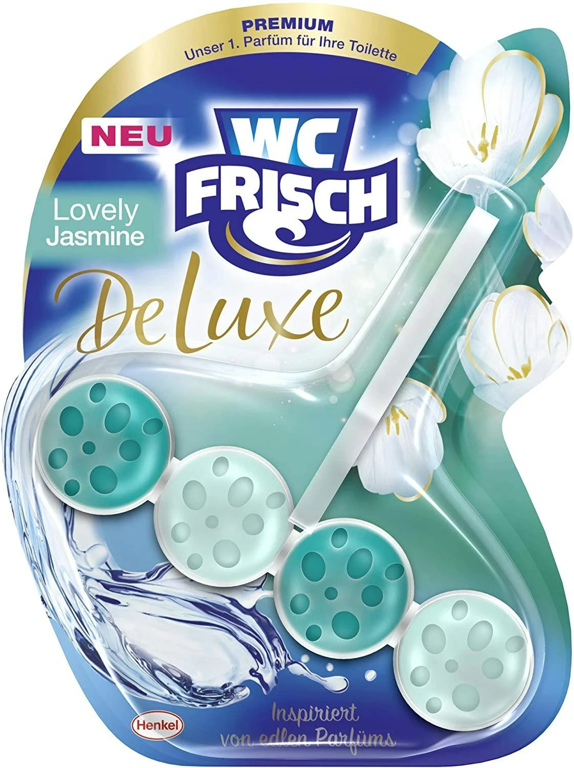 WC-Frisch DeLuxe Lovely Jasmin 3er Pack WC-Reiniger Und WC Duftspüler 1x3 Stück 5 WC-Frisch DeLuxe Lovely Jasmin 3er Pack WC-Reiniger Und WC Duftspüler 1x3 Stück – Bild 3