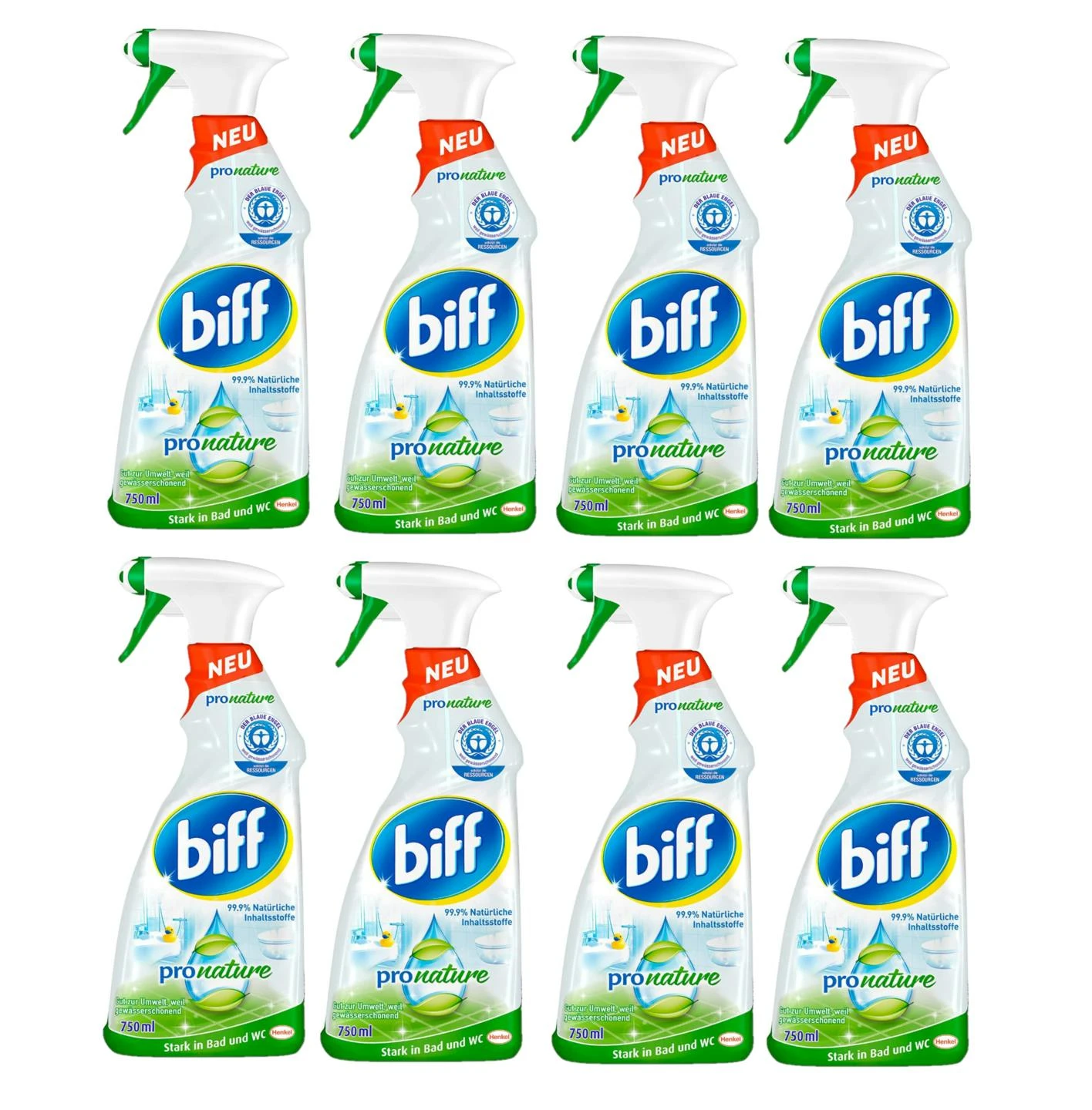 Biff Pro Nature 750 Ml Badreiniger Sprühflasche Reiniger Reinigungsmittel 5 Biff Pro Nature 750 Ml Badreiniger Sprühflasche Reiniger Reinigungsmittel – Bild 3