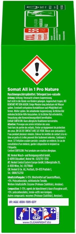 Somat All In 1 Pro Nature Spülmaschinen Tabs 56 Tabs Spülmittel Spülen Reinigung 14 Somat All In 1 Pro Nature Spülmaschinen Tabs 56 Tabs Spülmittel Spülen Reinigung -Reinigung Und Waschen 9872c98b 0dfe 495c 8ec9 4398641fc39b