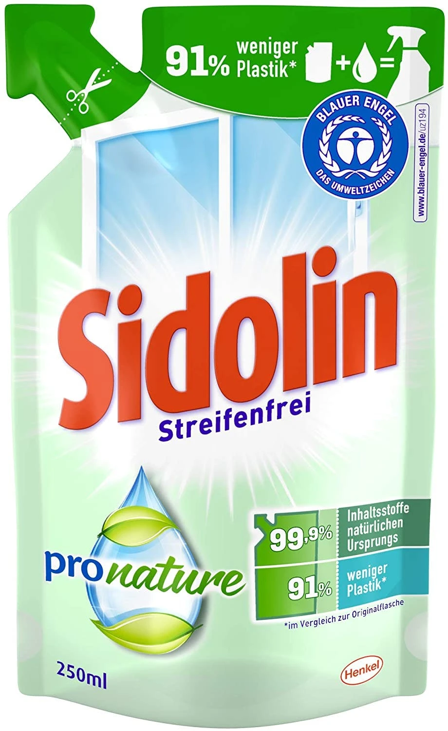 Sidolin Pro Nature Glasreiniger Sprühflasche 500ml Putzmittel Reiniger Reinigen 6 Sidolin Pro Nature Glasreiniger Sprühflasche 500ml Putzmittel Reiniger Reinigen – Bild 4