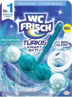 WC FRISCH Kraft Aktiv Türkisspüler Meeresfrische 5x50g WC-Reiniger Reinigung -Reinigung Und Waschen a732ffd2 bdcd 4312 b6c7 5c21cc27abff 1