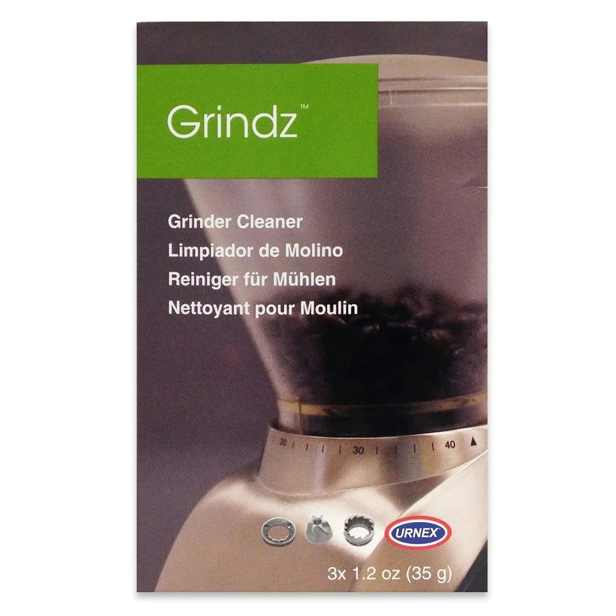 Grindz Kaffeemühlen-Reiniger Grinder Cleaner 3x35 G 3 Grindz Kaffeemühlen-Reiniger Grinder Cleaner 3x35 G