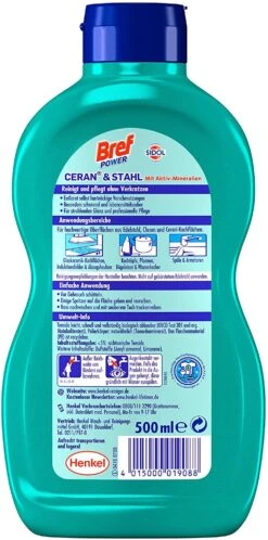 Bref Power Ceran & Stahl 6er Pack Edelstahl Reinigung 6x500 Ml Reinigungsmittel -Reinigung Und Waschen b925aad2 719c 46bf be3b cb41298aea0e