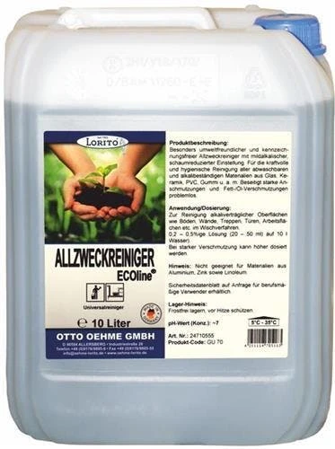 Lorito Alkorein Ecoline Kennzeichnungsfreier Alkoholreiniger 10 Liter 4 Lorito Alkorein Ecoline Kennzeichnungsfreier Alkoholreiniger 10 Liter – Bild 2