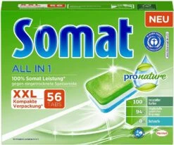 Somat All In 1 Pro Nature Spülmaschinen Tabs 6x56 Tabs Spülmittel Spülen -Reinigung Und Waschen bcb7ad05 d626 460b 866f 2e1c81b6a2a5