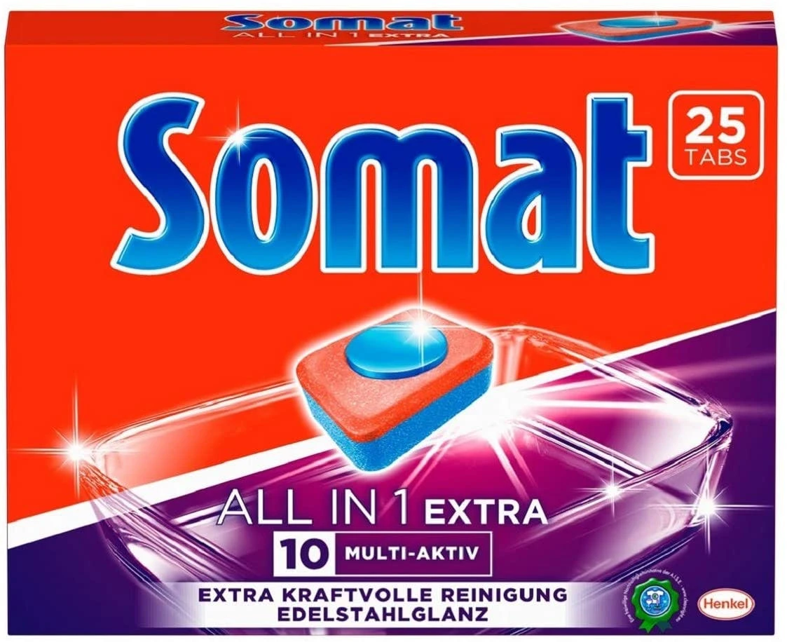 Somat Tabs 10 All In 1 Extra 25 Spülmaschinentabs 450g Spülmaschinenreiniger 3 Somat Tabs 10 All In 1 Extra 25 Spülmaschinentabs 450g Spülmaschinenreiniger