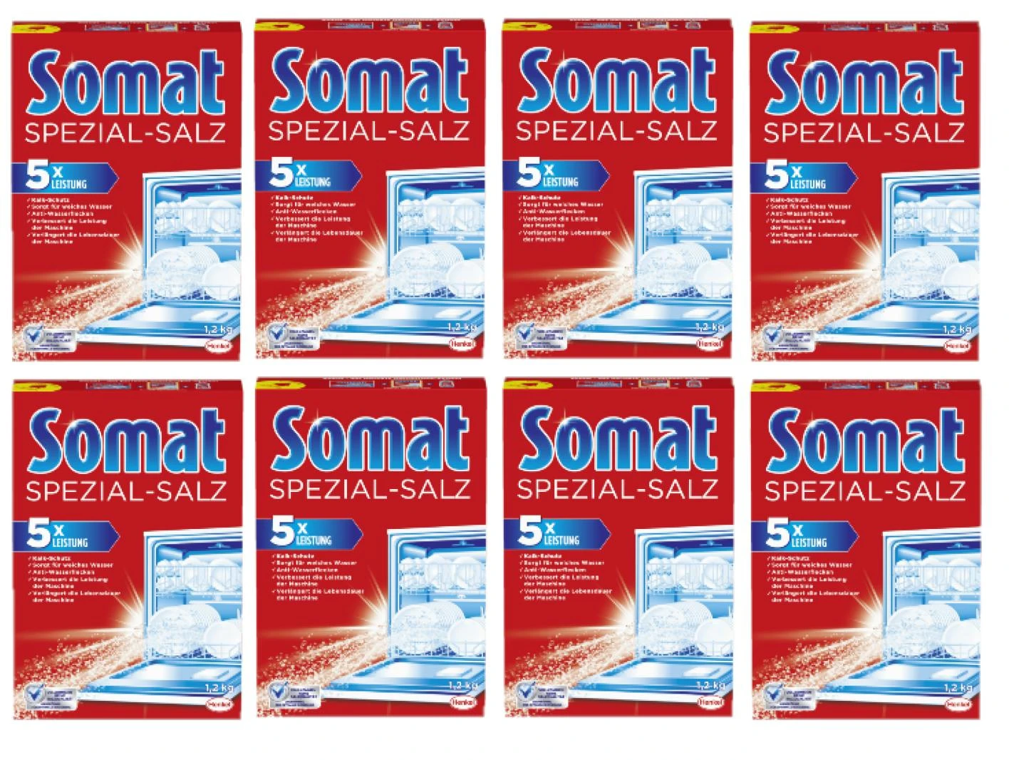 Somat Spezial-Salz 4er Pack Spülmaschinensalz Geschirrspülleistung 4x1,2kg 5 Somat Spezial-Salz 4er Pack Spülmaschinensalz Geschirrspülleistung 4x1,2kg – Bild 3
