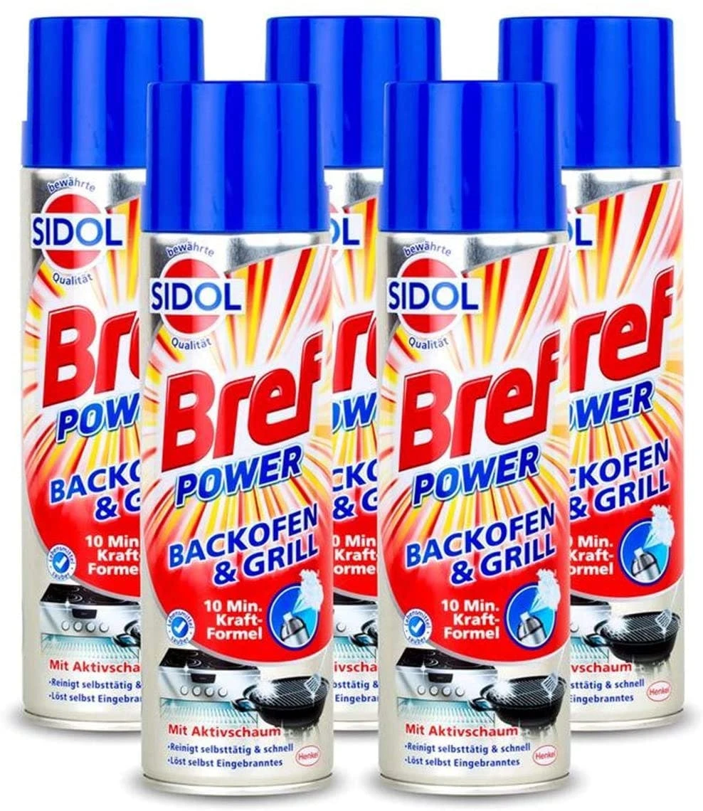Bref Power Ceran & Stahl 6er Pack Edelstahl Reinigung 500 Ml Reinigungsmittel 6 Bref Power Ceran & Stahl 6er Pack Edelstahl Reinigung 500 Ml Reinigungsmittel – Bild 4