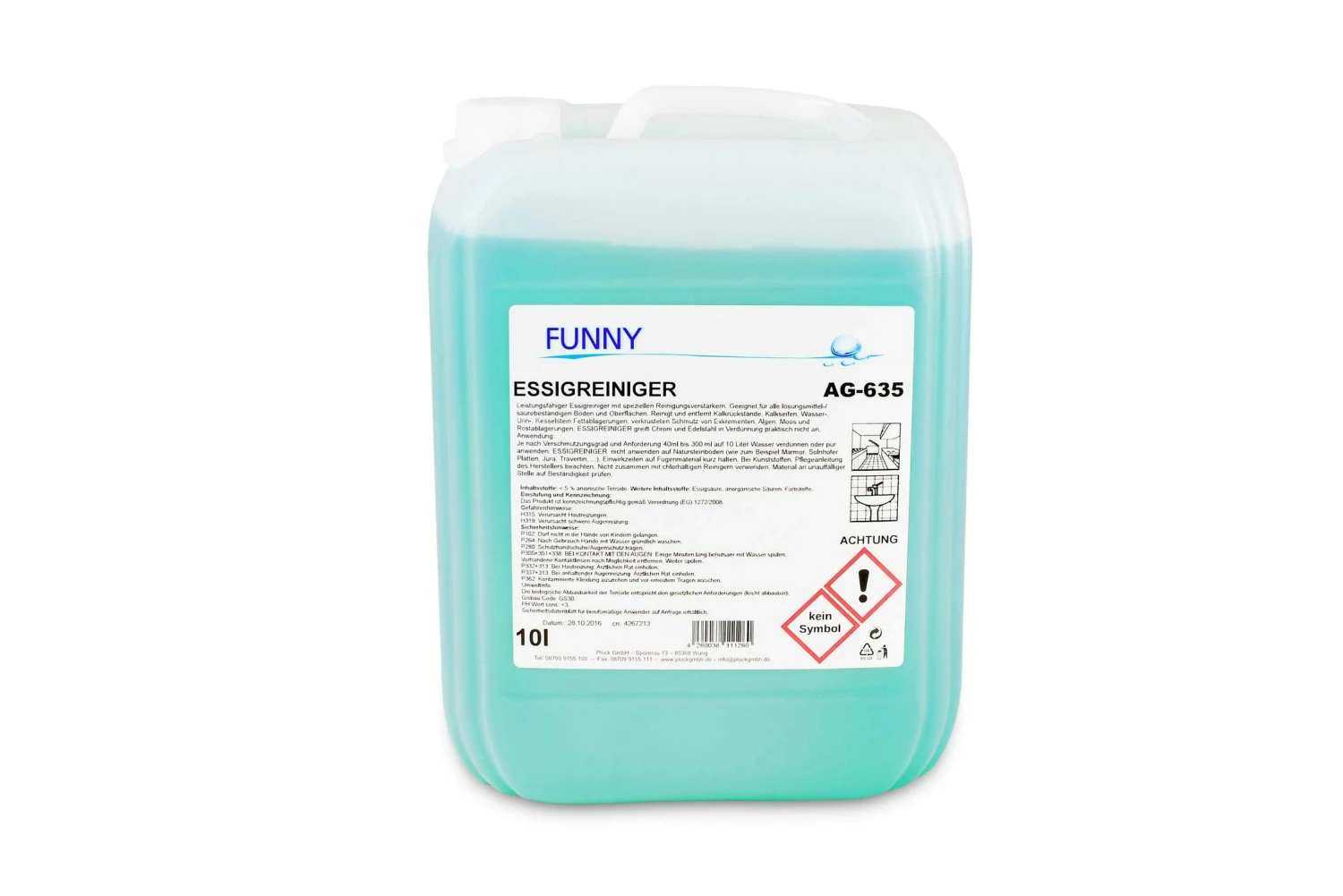 Funny Essigreiniger, Phosphatfrei, 10 Liter, Mikroplastikfrei 3 Funny Essigreiniger, Phosphatfrei, 10 Liter, Mikroplastikfrei