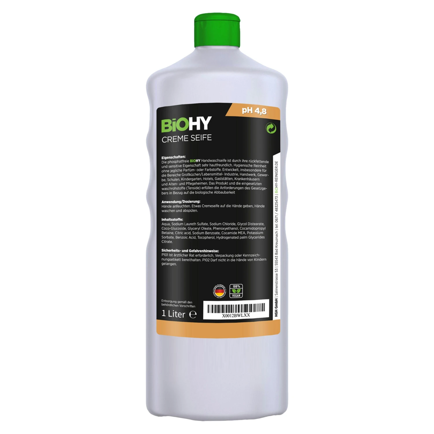 BiOHY Creme Seife (24x20l Kanister) | Hautschonende, Rückfettende Und Geruchsneutrale Handseife PHOSPHATFREI | Ohne Parfüm Und Farbstoffe 8 BiOHY Creme Seife (24x20l Kanister) | Hautschonende, Rückfettende Und Geruchsneutrale Handseife PHOSPHATFREI | Ohne Parfüm Und Farbstoffe – Bild 6