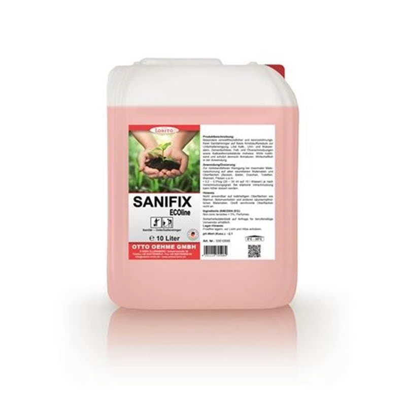 Lorito Sanifix Ecoline Kennzeichnungsfreier Öko Sanitärreiniger Kalklöser 10 Liter 8 Lorito Sanifix Ecoline Kennzeichnungsfreier Öko Sanitärreiniger Kalklöser 10 Liter – Bild 6
