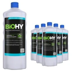 BiOHY Allzweckreiniger Konzentrat (3x1l Flasche) | Schonender Profi - Universalreiniger Für Haushalt Und Auto | Vollständig Biologisch Abbaubar -Reinigung Und Waschen f8c4ea3a f41a 4d4c 8a4f 5b65f03b0781 1